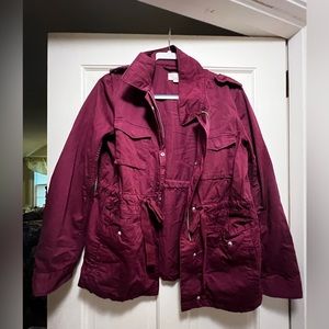 Maroon Loft jacket size medium